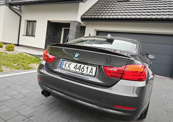 BMW Seria 4 cena 72999 przebieg: 151000, rok produkcji 2015 z Okonek małe 562